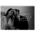 Fotokalender A4 dobbel (30 x 40 cm) — Elegant skrift [kalender-forside]