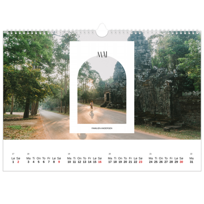 Fotokalender A3 — Den åpne buen [Mai]
