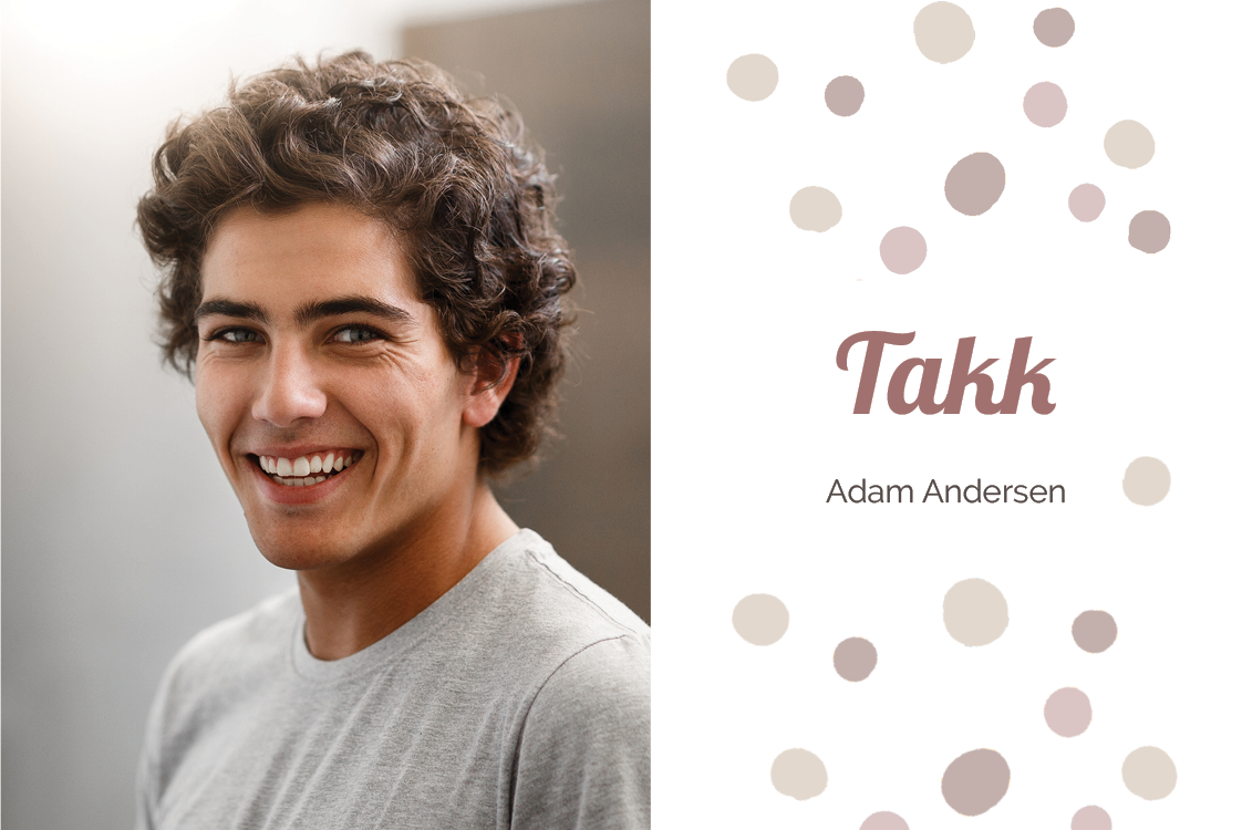 Takkekort — Konfetti