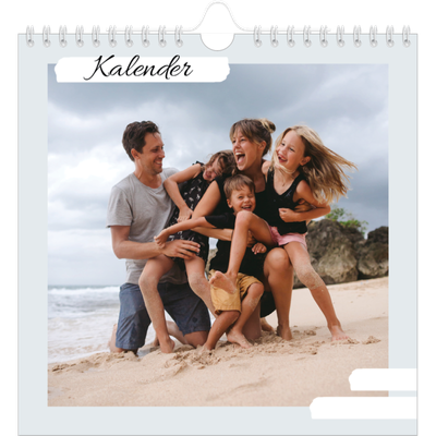 Månedskalender kvadratisk — Pastellfarger [kalender-forside]