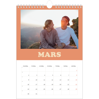 Fotokalender A4 (20 x 30 cm) — Retro rammer [Mars]