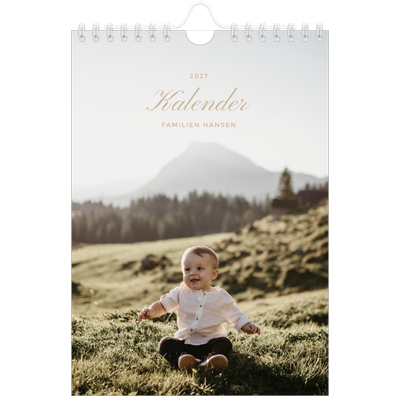 Fotokalender A5 — Elegant kalender [kalender-forside]
