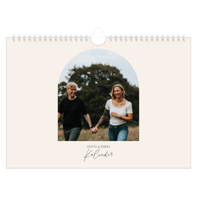 Fotokalender A4 — Buet bilderamme [kalender-forside]