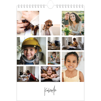 Fotokalender A4 (20 x 30 cm) — Bildecollage [kalender-forside]