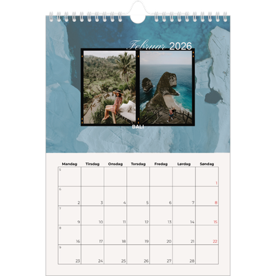 Fotokalender A4 (20 x 30 cm) — Eventyrlyst [Februar]