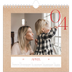 Månedskalender kvadratisk — Røde detaljer [April]
