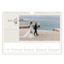Fotokalender A4 — Initialer i blomst [Januar]