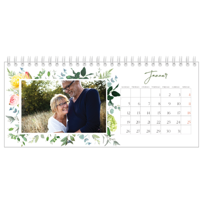 Bordkalendere — Klassiske blomster [Januar]