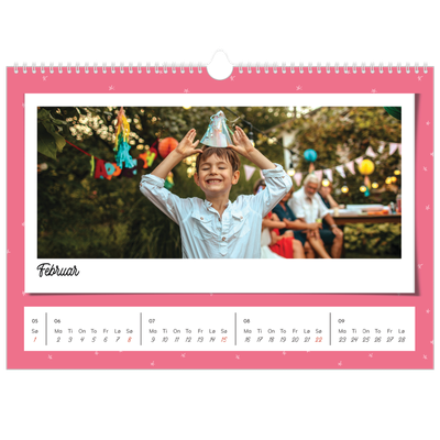 Fotokalender A3 — Fargerike minner [Februar]