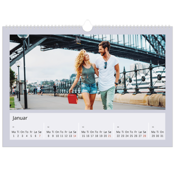 Fotokalender A3 — Stilrene farger