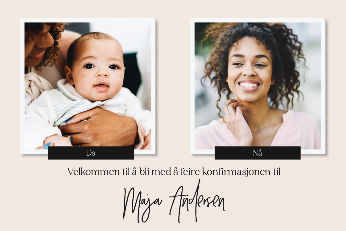 Invitasjoner — Fra barn til voksen