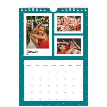 Fotokalender A5 — Fargerike minner