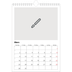 Fotokalender A4 (20 x 30 cm) — Design selv [Mars]