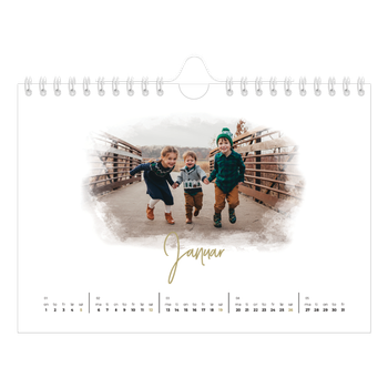Fotokalender A5 — Diffuse bilderammer