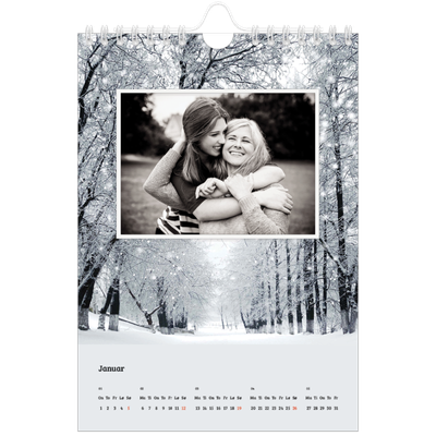 Fotokalender A5 — Fire årstider [Januar]