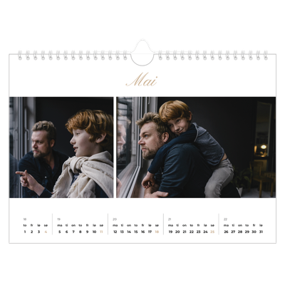 Fotokalender A4 — Elegant kalender [kalender-forside]