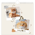 Månedskalender kvadratisk — Leken kattunge [kalender-forside]