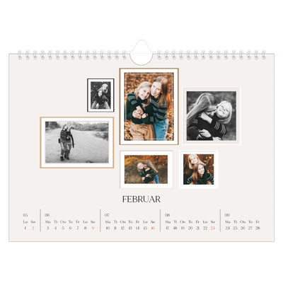 Fotokalender A4 — Bildevegg [Februar]