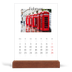 Bordkalender med trestativ - Stående — Min reiseskildring [Februar]