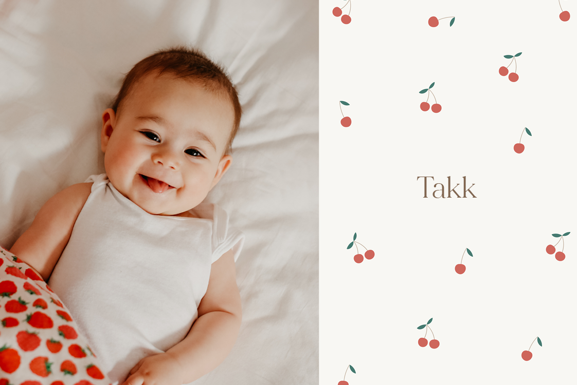 Takkekort — Kirsebærlykke