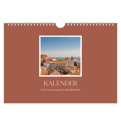 Fotokalender A4 — Klassiske farger [kalender-forside]