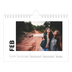 Fotokalender A5 — Hvit kalender [Februar]
