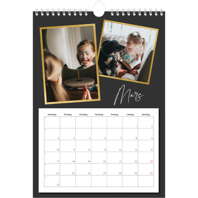 Fotokalender A4 (20 x 30 cm) — Gode minner [Mars]