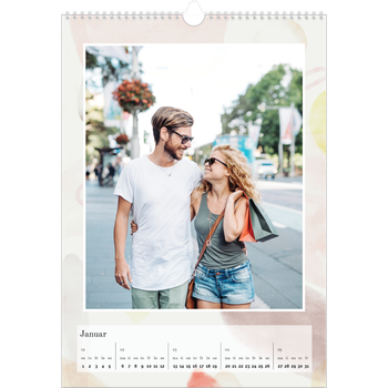 Fotokalender A3 — Akvarellformer