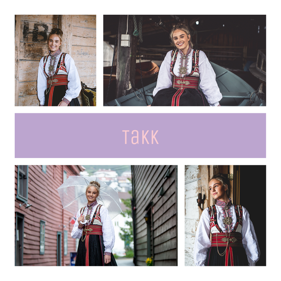 Takkekort — Lilla navnblokk