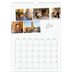 A3 Månedskalender — Byferie (hvit) [Mars]