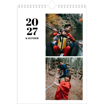 Fotokalender A4 (20 x 30 cm) — Serif og øyeblikk [kalender-forside]