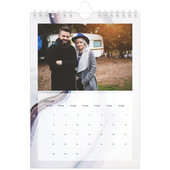 Fotokalender A5 — Marmorpapir