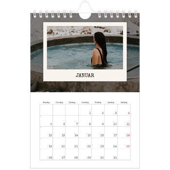 Fotokalender A5 — Portrettredigeringen