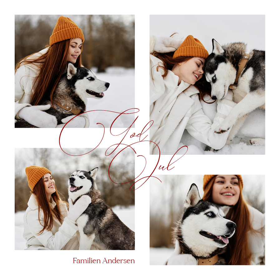 Fotokort — Snøhvite minner