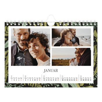 Fotokalender A5 — Blomstrende bakgrunner