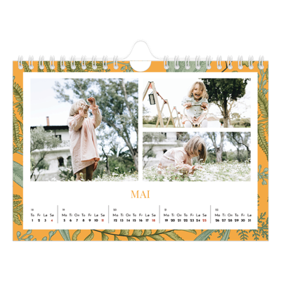 Fotokalender A5 — Blomstrende bakgrunner [kalender-forside]