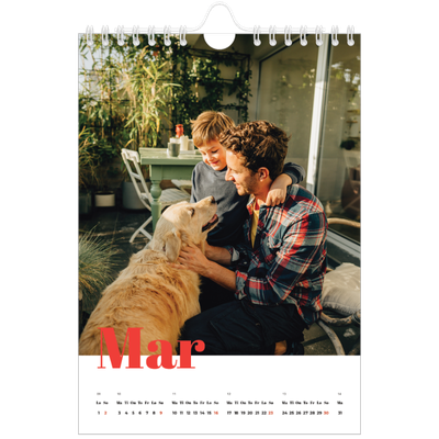 Fotokalender A5 — Et fantastisk år [Mars]