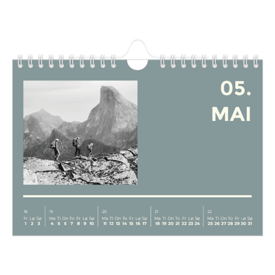 Fotokalender A5 — Moderne og dristig [kalender-forside]