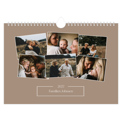 Fotokalender A4 — Våre minner [kalender-forside]
