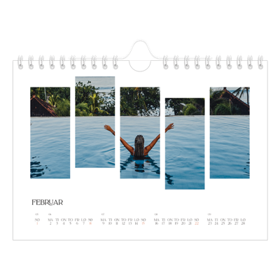 Fotokalender A5 — Reisebilder [Februar]