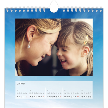 Fotokalender Kvadratisk — Skyer