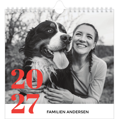 Månedskalender kvadratisk — Et fantastisk år [kalender-forside]