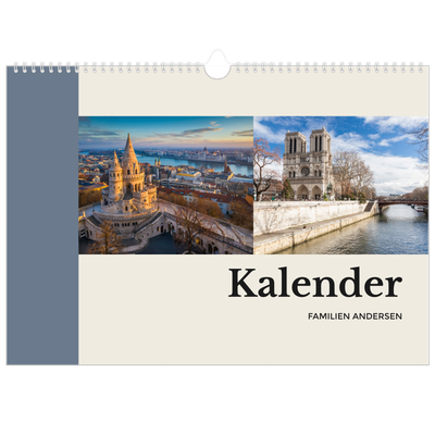 Fotokalender A3 — Verdens severdigheter [kalender-forside]