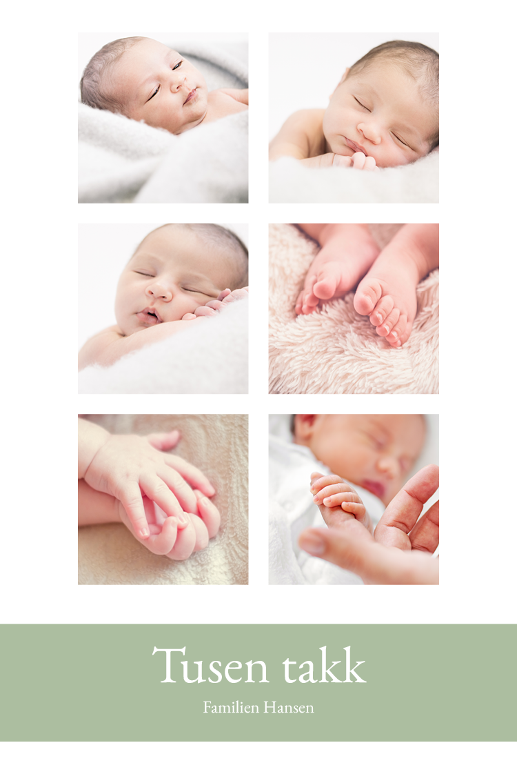 Takkekort — Mosaikk