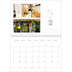 Fotokalender A4 dobbel (30 x 40 cm) — Enkel botanisk [April]