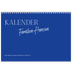Fotokalender A4 dobbel (30 x 40 cm) — Klassisk kobolt [kalender-forside]
