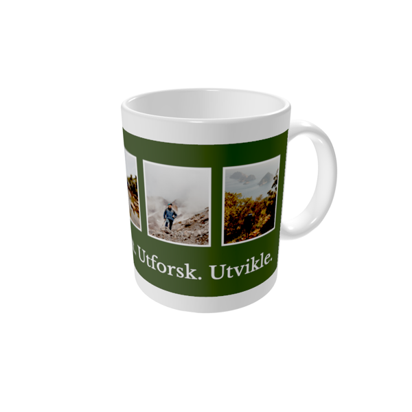 Kopp med bilde — Redaksjonell Jord