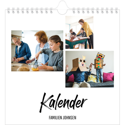 Månedskalender kvadratisk — Boken om meg [kalender-forside]