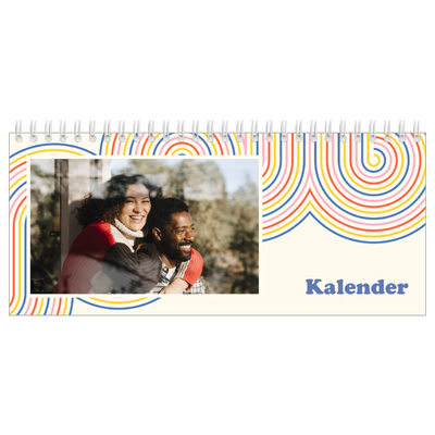 Bordkalendere — Retro striper [kalender-forside]