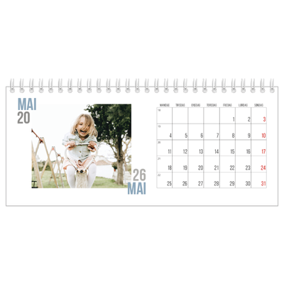 Bordkalendere — Dublett tekst [kalender-forside]